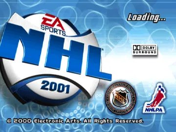 NHL 2001 (US) screen shot title